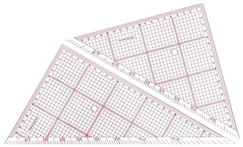 Amazon.co.jp: タカラ 方眼三角定規 レイアウト用 30cm × 2mm
